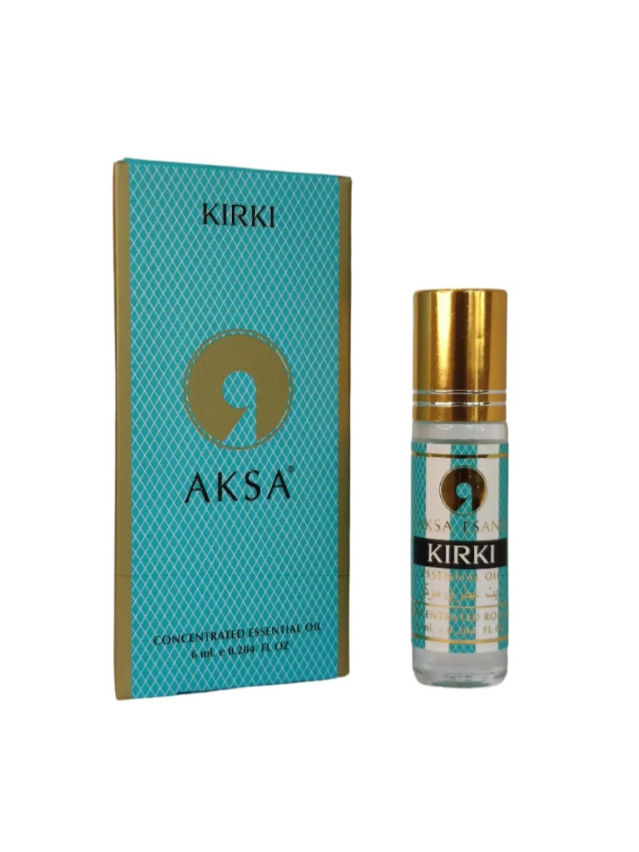 KIRKI Concentrated Perfume Oil, Aksa Esans (КИРКИ турецкие роликовые масляные духи, Акса Эсанс), 6 мл.