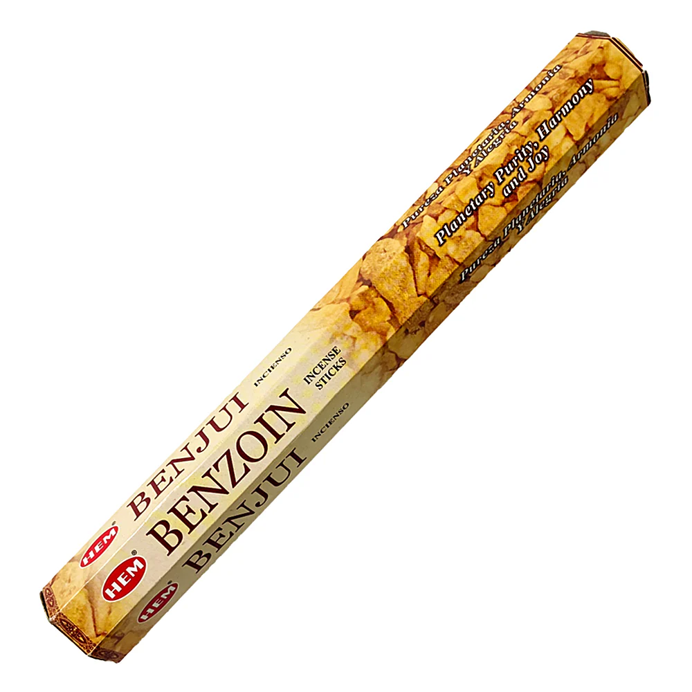 Hem Incense Sticks BENZOIN (Благовония БЕНЗОИН, Хем), уп. 20 палочек.