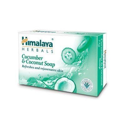 CUCUMBER & COCONUT Soap, Himalaya (ОГУРЕЦ и КОКОС мыло, освежает и омолаживает кожу, Хималая), 125 г.