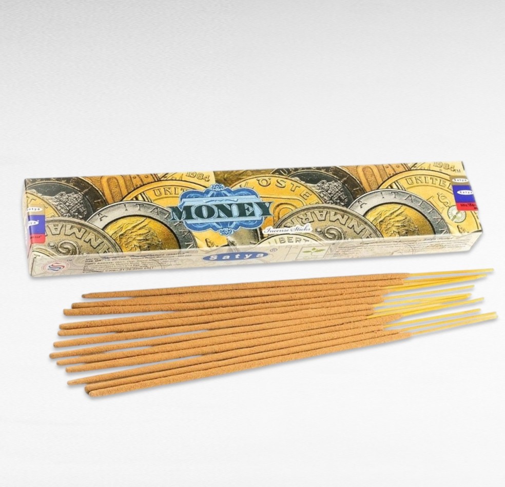 MONEY Incense, Satya (Благовония ДЕНЬГИ, Сатья), 15 г.