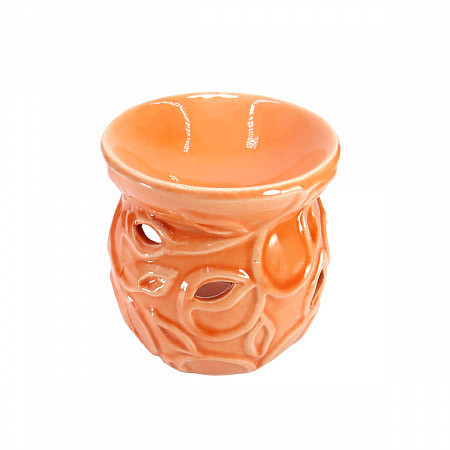 Аромалампа МАЙСКАЯ CZ03-CR, цвет оранжевый (керамика, высота 7,5 см.), 1 шт.