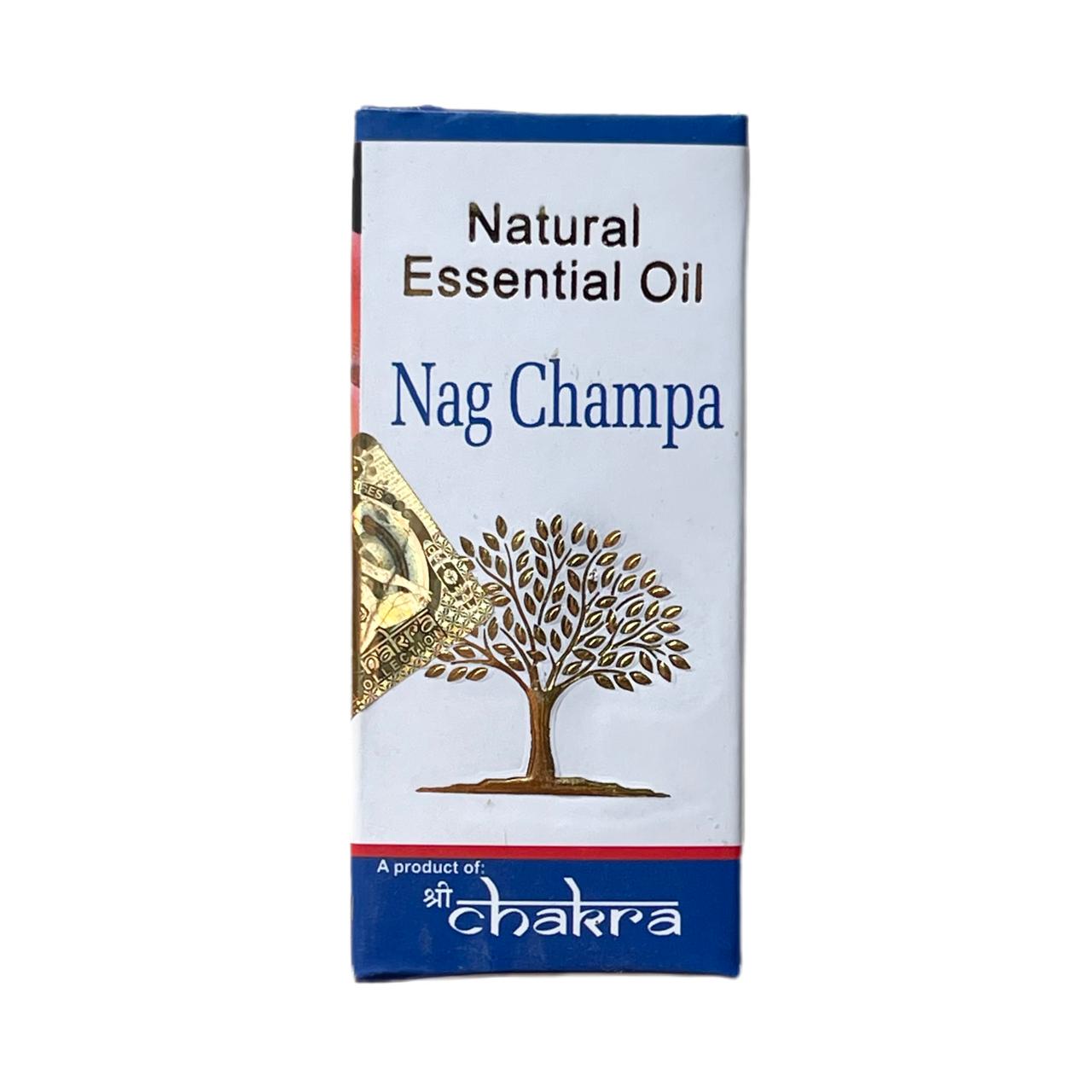 Natural Essential Oil NAG CHAMPA, Shri Chakra (Натуральное эфирное масло НАГ ЧАМПА, Шри Чакра), 10 мл.