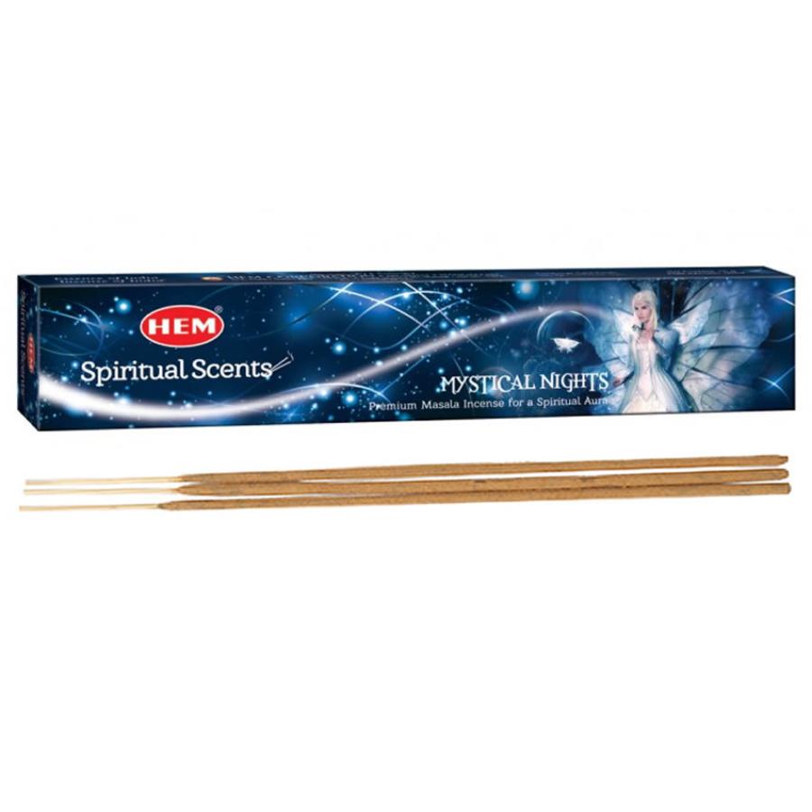 MYSTICAL NIGHTS Premium Masala Incense, Hem (МИСТИЧЕСКИЕ НОЧИ премиум масала благовония палочки, Хем), уп. 15 г.