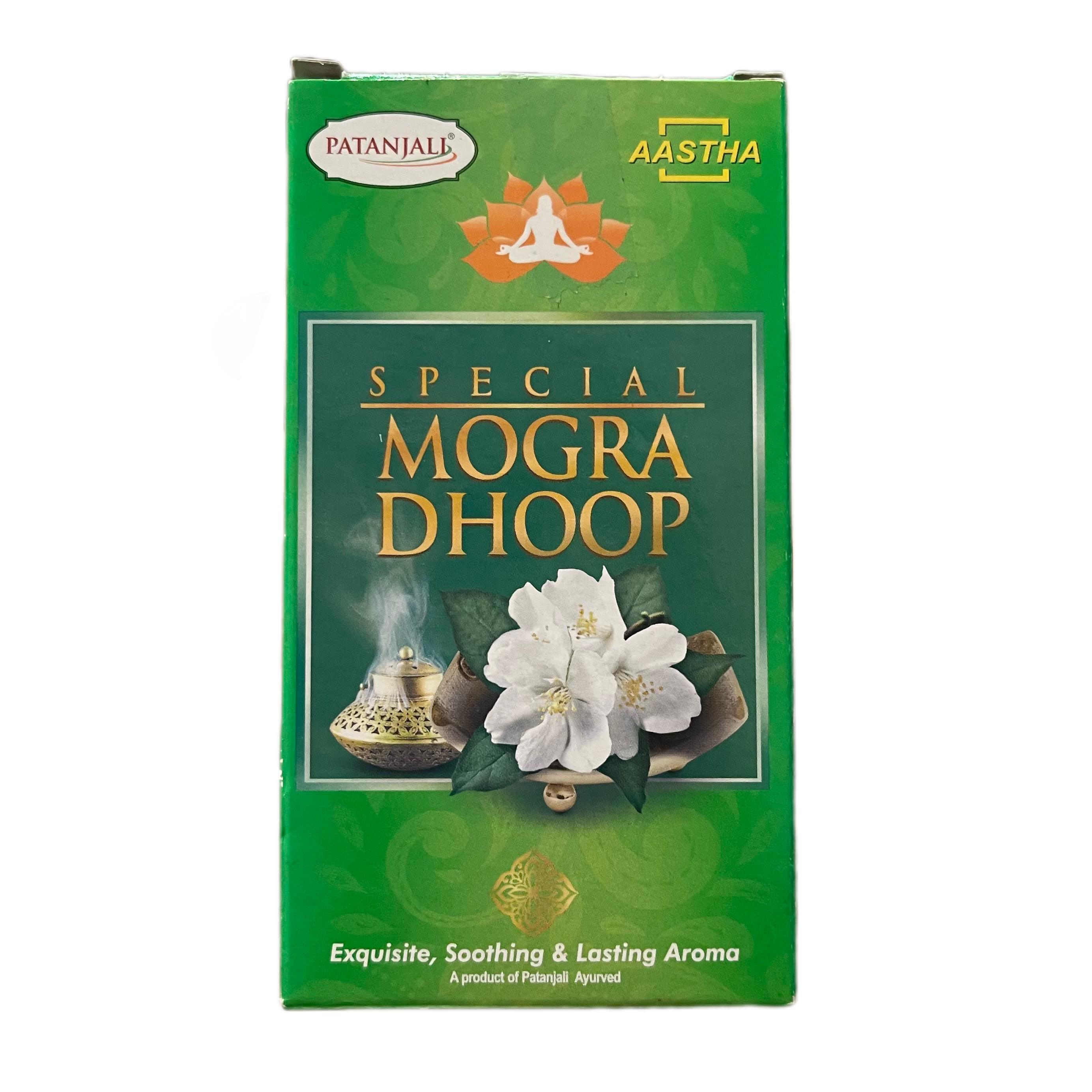 Special MOGRA Dhoop, Patanjali (МОГРА мягкие благовония дхуп, Патанджали), 10 палочек.