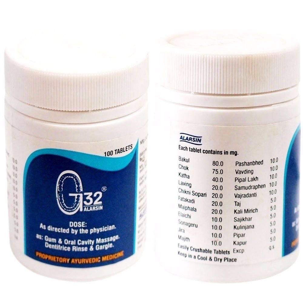 G-32 tablets Alarsin (G-32 для здоровья десен и зубов, Аларсин), 100 таб.