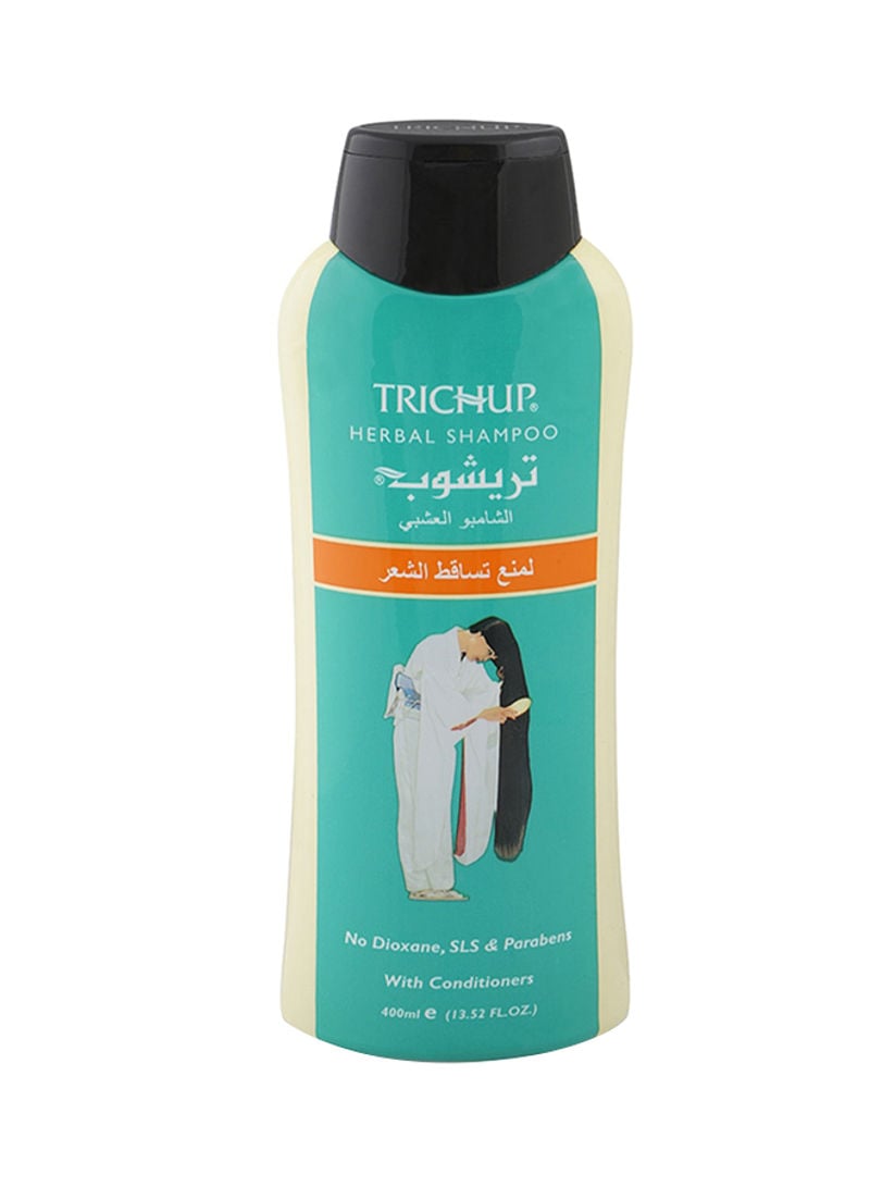 TRICHUP Herbal Shampoo HAIR FALL CONTROL, No Dioxane, SLS & Parabens, Vasu (ТРИЧУП (ТРИЧАП) Шампунь на основе трав ПРОТИВ ВЫПАДЕНИЯ ВОЛОС с Кондиционером, Васу), 400 мл.