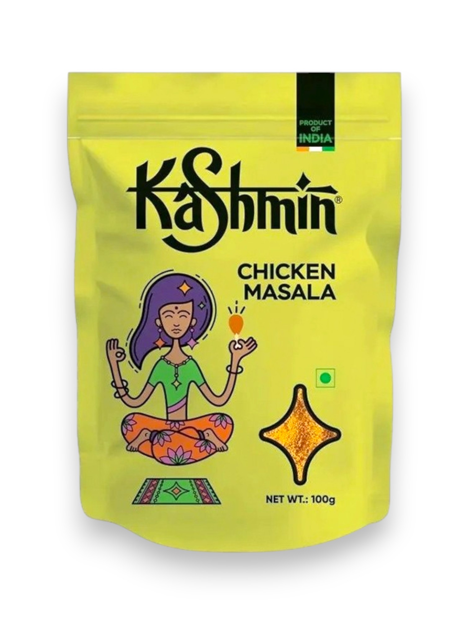 CHICKEN Masala, Kashmin (Масала ДЛЯ КУРИЦЫ, Кашмин), 100 г.