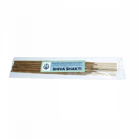 SHIVA SHAKTI Ramakrishna's Natural Handmade Incense Sticks (ШИВА ШАКТИ натуральные благовония ручной работы, Рамакришна), 20 г.