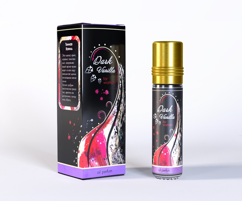 DARK VANILLA for women, Shams Natural Oils (ТЕМНАЯ ВАНИЛЬ женские духи на основе масла, роза-ваниль), 10 мл.