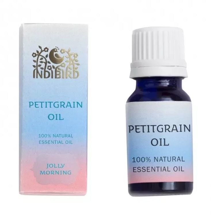PETITGRAIN OIL 100% Natural Essential Oil, Indibird (ПЕТИТГРЕЙН 100% Натуральное Эфирное Масло, Индибёрд), 10 мл.