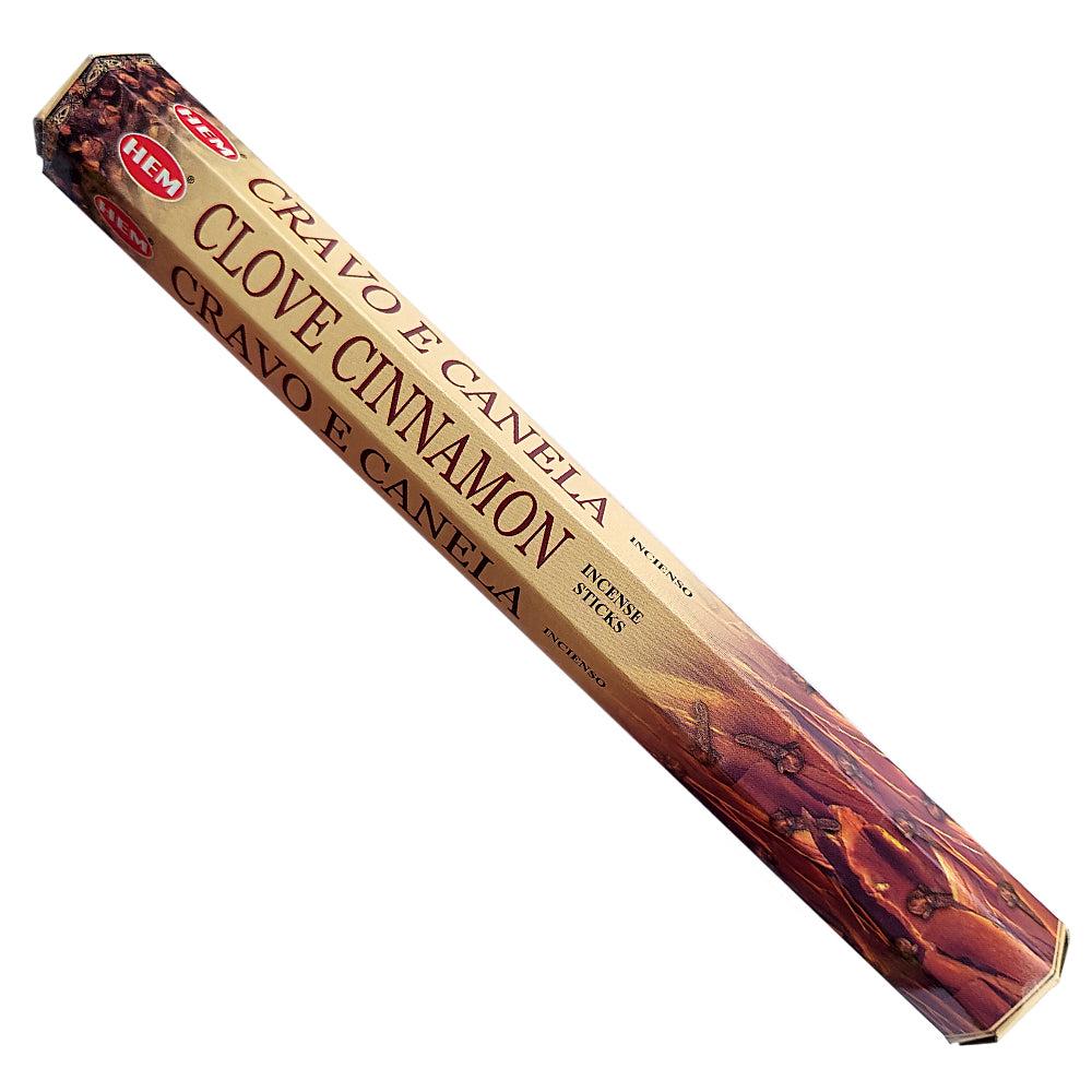 Hem Incense Sticks CLOVE CINNAMON (Благовония ГВОЗДИКА и КОРИЦА, Хем), уп. 20 палочек.