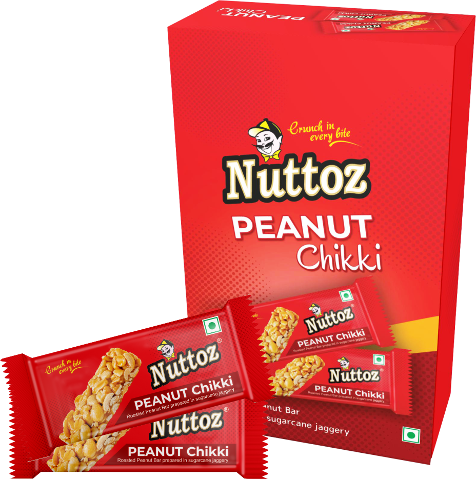 PEANUT Chikki, Nuttoz (АРАХИСОВЫЙ грильяж, Наттоз), 30 г.