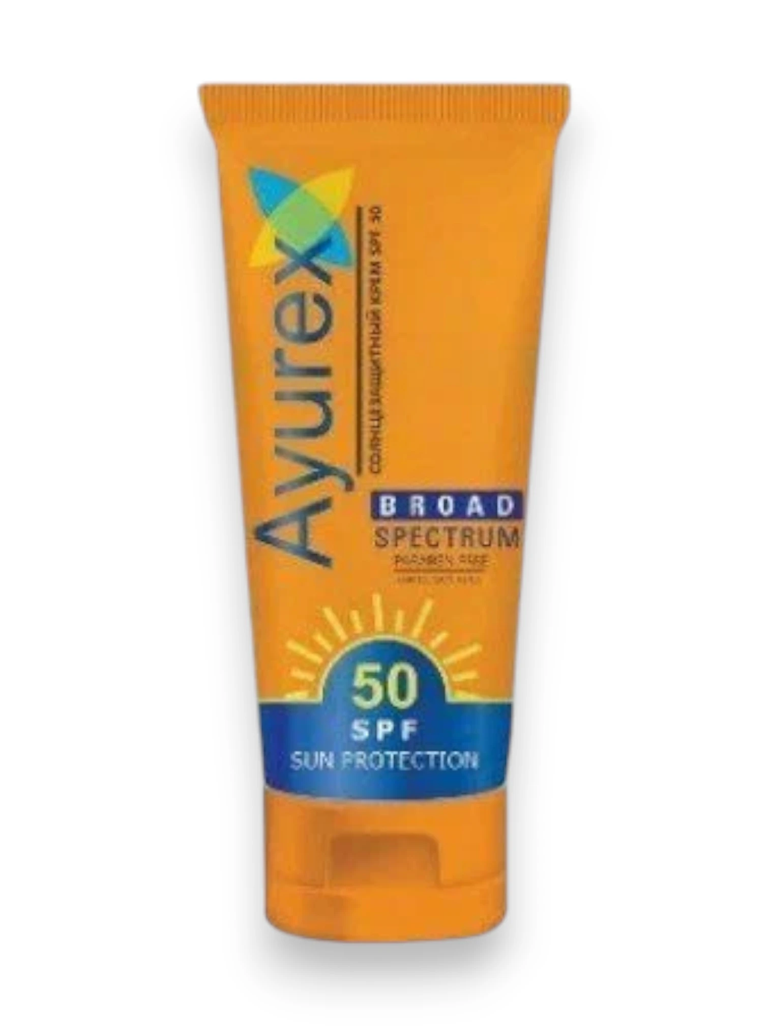 Ayurex SUN PROTECTION CREAM Broad Spectrum SPF 50, Oxford (Аюрекс СОЛНЦЕЗАЩИТНЫЙ КРЕМ Широкого спектра действия SPF50, Оксфорд), 100 г.