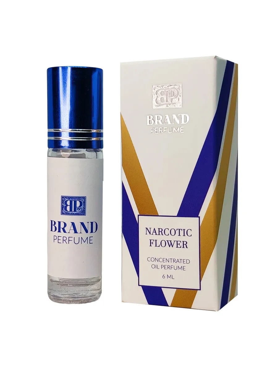 NARCOTIC FLOWER Concentrated Oil Perfume, Brand Perfume (Концентрированные масляные духи), ролик, 6 мл.