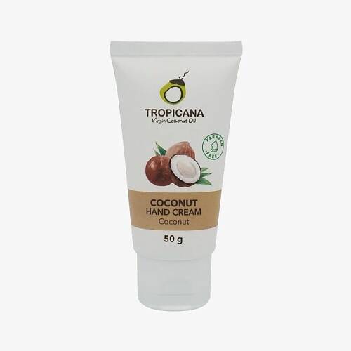 Organic Coconut Hand Cream COCONUT, Tropicana (Органический крем для рук КОКОС, Тропикана), 50 г.