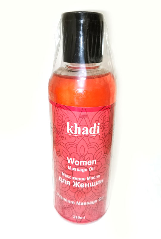 WOMEN Massage Oil, Khadi (ДЛЯ ЖЕНЩИН массажное масло, Кхади), 210 мл.