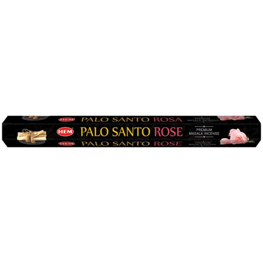 Hem Premium Masala Incense PALO SANTO ROSE (Премиум масала благовония ПАЛО САНТО И РОЗА, Хем), уп. 15 палочек.