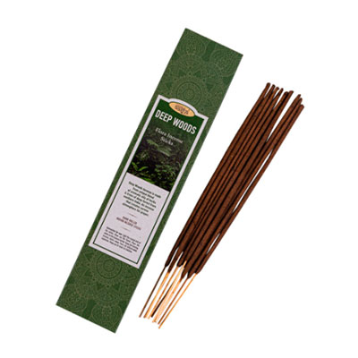 DEEP WOODS Flora Incense Sticks, AASHA (Ароматические палочки ЛЕСНАЯ ЧАЩА, ААША), уп. 10 палочек.