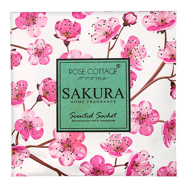 Perfume sachet SAKURA (САКУРА сухой ароматизатор, 11*11 см.), 1 шт.