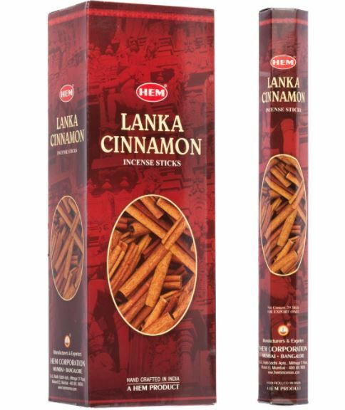Hem Incense Sticks LANKA CINNAMON (Благовония КОРИЦА ИЗ ШРИ ЛАНКИ, Хем), уп. 20 палочек.