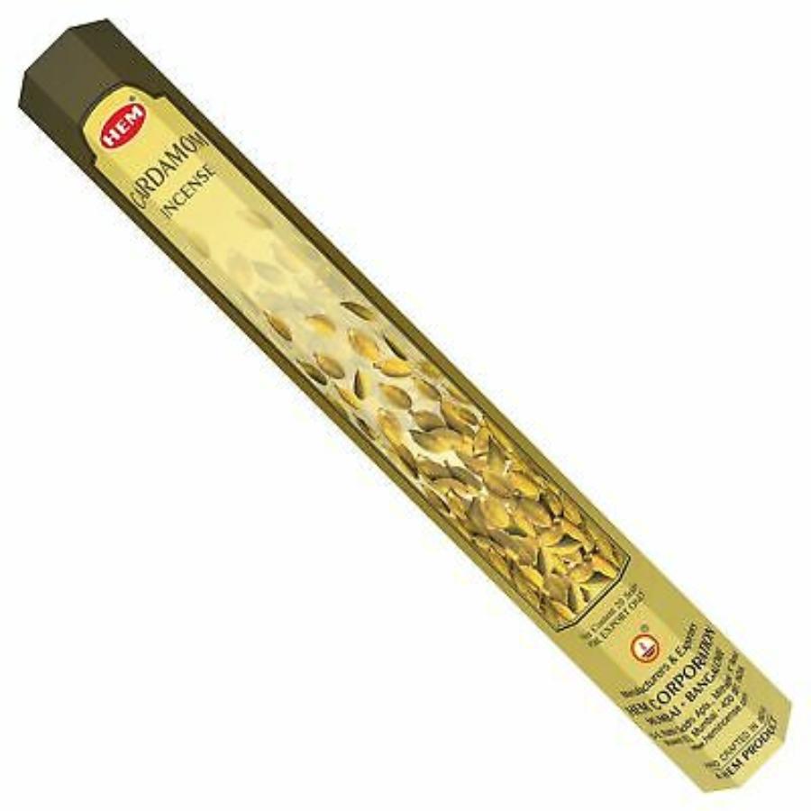 Hem Incense Sticks CARDAMOM (Благовония КАРДАМОН, Хем), уп. 20 палочек.