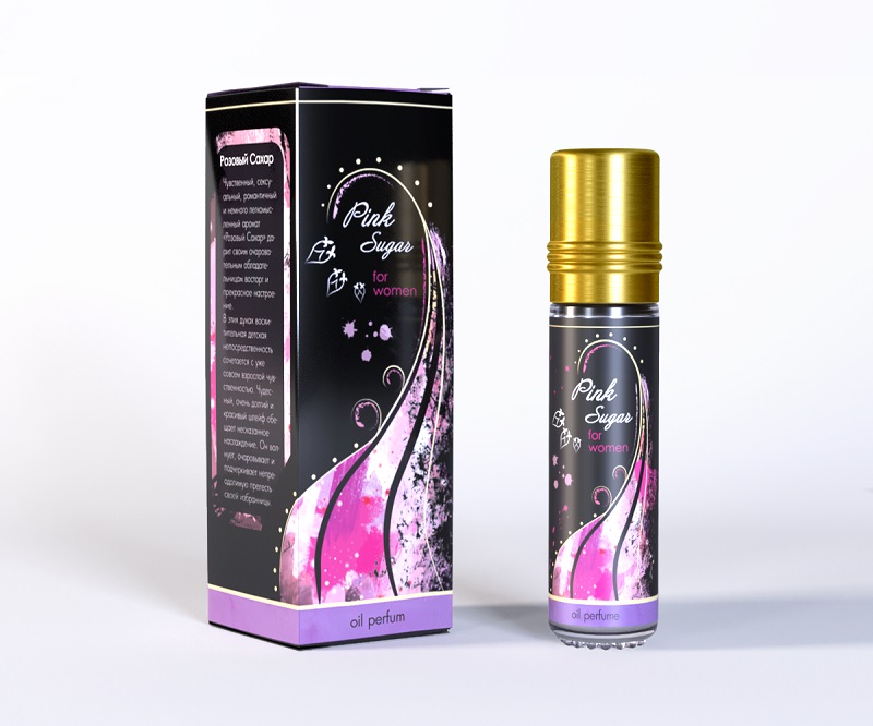 PINK SUGAR for women, Shams Natural Oils (РОЗОВЫЙ САХАР женские духи на основе масла, малина-лилия), 10 мл.