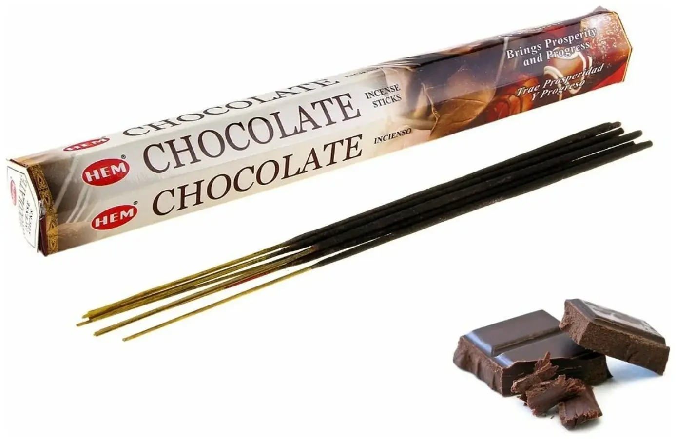 Hem Incense Sticks CHOCOLATE (Благовония ШОКОЛАД, Хем), уп. 20 палочек.