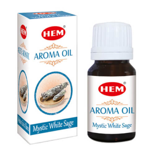 Aroma oil MYSTIC WHITE SAGE, Hem (Ароматическое масло МИСТИЧЕСКИЙ БЕЛЫЙ ШАЛФЕЙ, Хем), 10 мл.