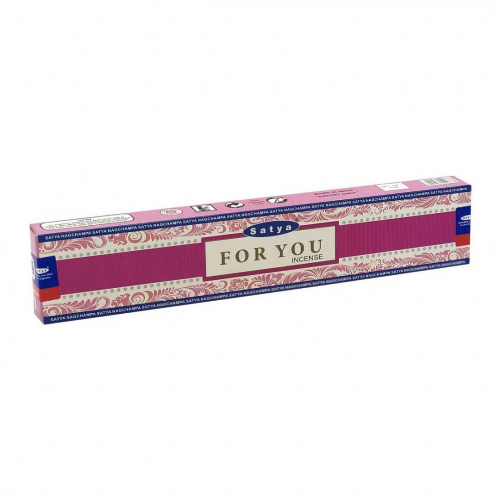 FOR YOU Incense, Satya (Благовония ДЛЯ ТЕБЯ, Сатья), 15 г.