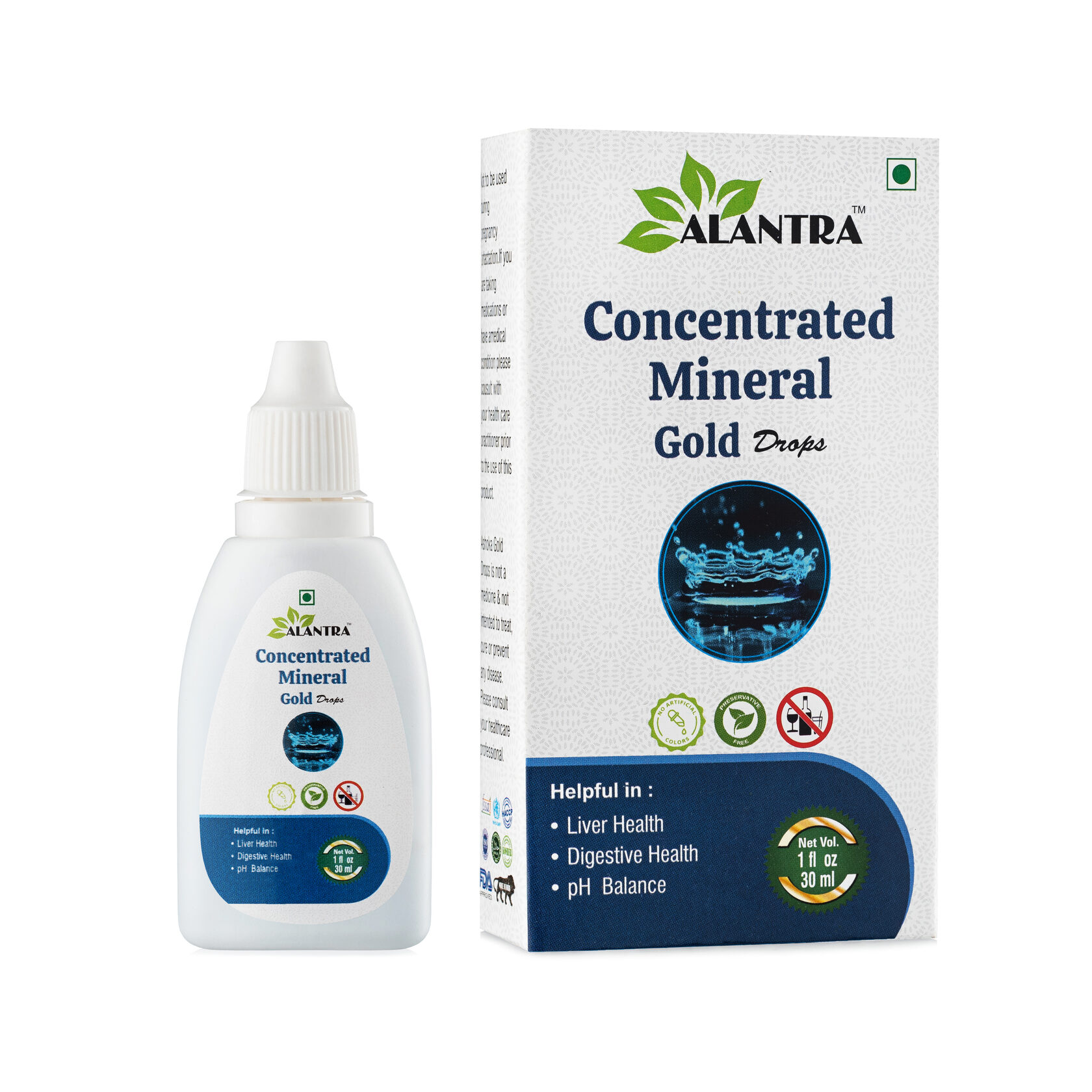 CONCENTRATED MINERAL GOLD Drop, Alantra (Аюрведические капли КОНЦЕНТРИРОВАННЫЕ МИНЕРАЛЫ ГОЛД повышение иммунитета, Алантра), 30 мл.