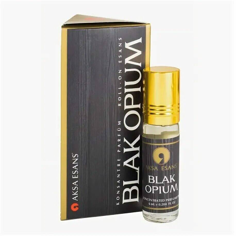 BLAK OPIUM Concentrated Perfume Oil, Aksa Esans (БЛЭК ОПИУМ турецкие роликовые масляные духи, Акса Эсанс), 6 мл.