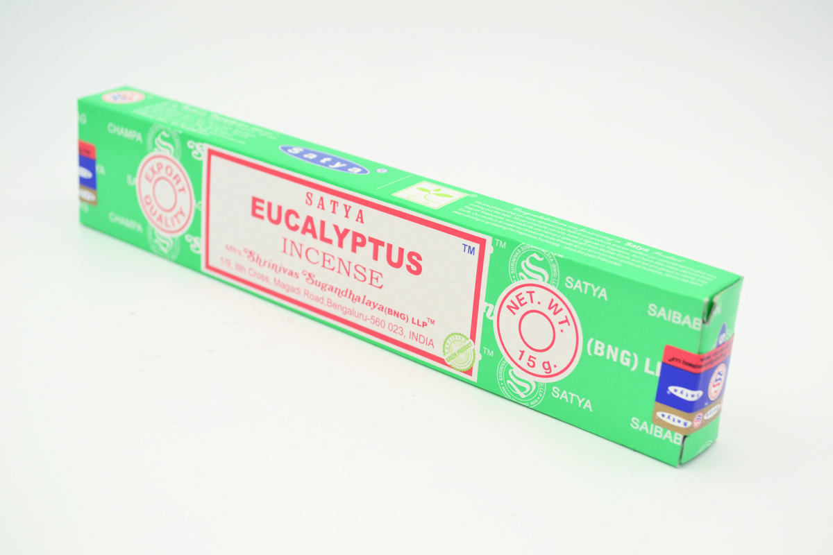 EUCALYPTUS Incense, Satya (Благовония ЭВКАЛИПТ, Сатья), 15 г.