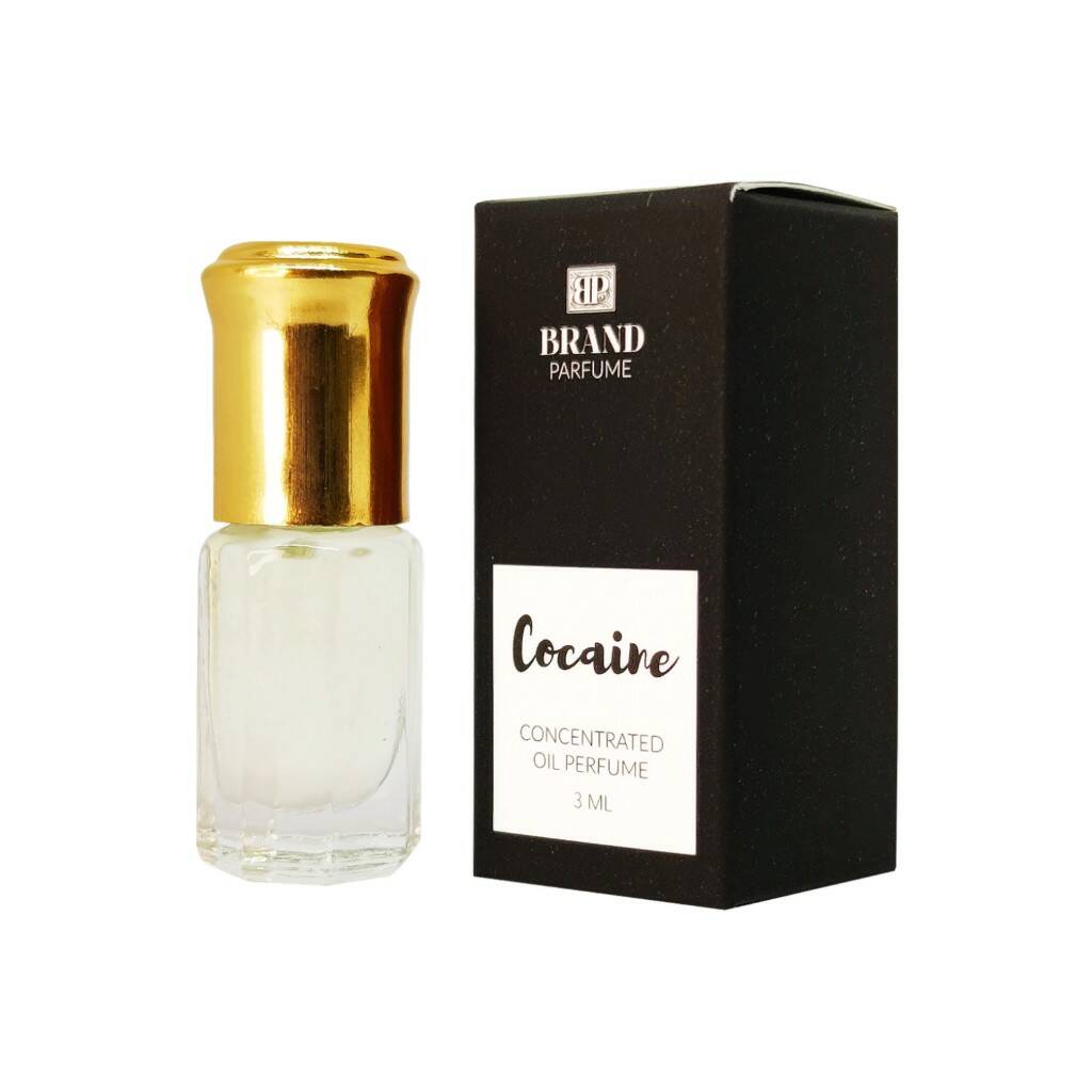 COCAINE Concentrated Oil Perfume, Brand Perfume (КОКАИН Концентрированные масляные духи), ролик, 3 мл.