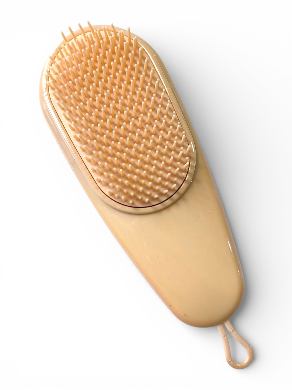 Beautiful Hair Brush, Shushuhao (БЕЖЕВАЯ перламутровая массажная расчёска), 1 шт.