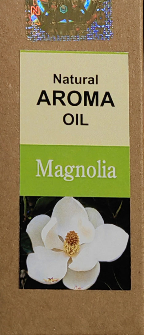 Natural Aroma Oil MAGNOLIA, Shri Chakra (Натуральное ароматическое масло МАГНОЛИЯ, Шри Чакра), 10 мл.