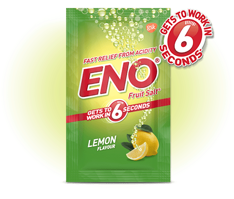 ENO Fruit Salt LEMON FLAVOUR (Фруктовая соль от изжоги ЭНО с ароматом Лимона), 5 г.