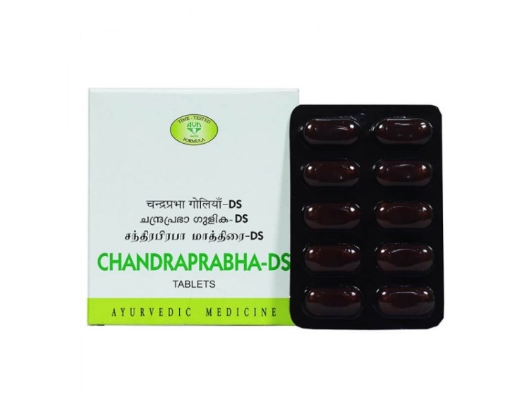 CHANDRAPRABHA-DS Tablets, AVN (ЧАНДРАПРАБХА-ДС, для мочеполовой системы, АВН), 100 таб.