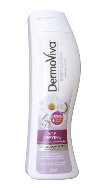 DermoViva AGE DEFYING Body Lotion, Dabur (ДермоВива  АНТИВОЗРАСТНОЙ Лосьон для тела, для сухой кожи, Дабур), 200 мл.