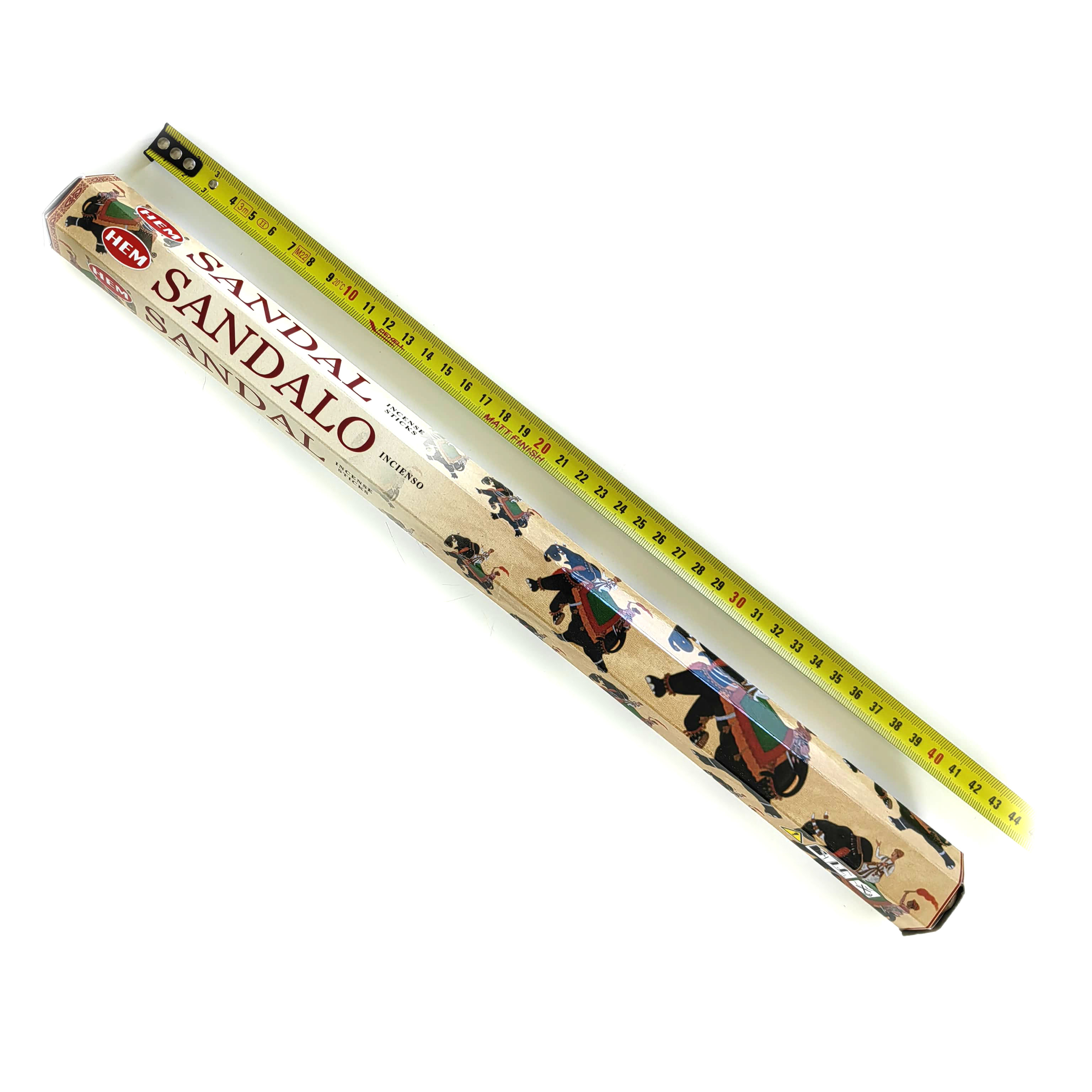 Hem Incense Sticks SANDAL (Храмовые длинные благовония САНДАЛ, Хем), уп. 10 палочек.