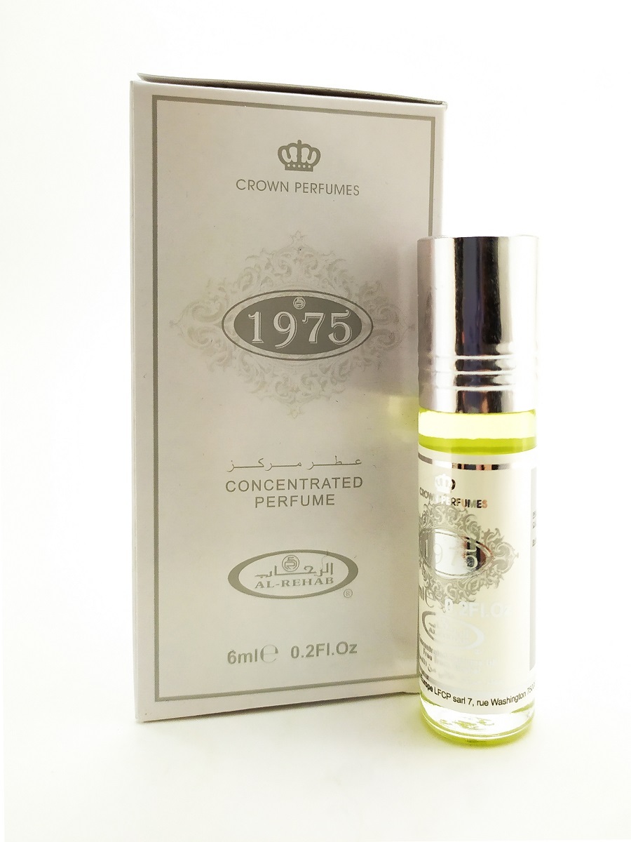 Al-Rehab Concentrated Perfume 1975 (Масляные арабские духи 1975 (унисекс) Аль-Рехаб), 6 мл.