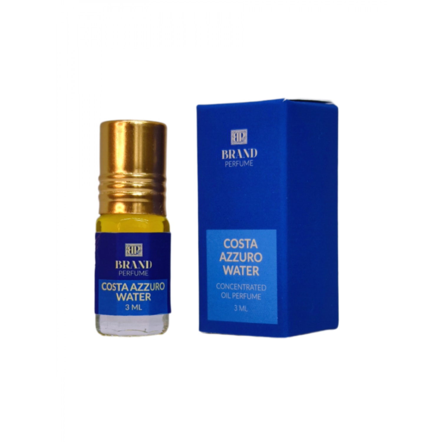 COSTA AZZURO WATER Concentrated Oil Perfume, Brand Perfume (КОСТА АЗЗУРА АКВА Концентрированные масляные духи), ролик, 3 мл.