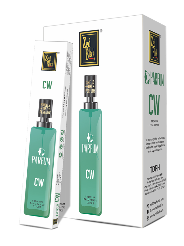 Parfum CW Premium Fragrance Sticks, Zed Black (Парфюм ЦВ премиум благовония палочки, Зед Блэк), уп. 15 г.