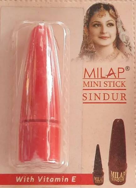 Mini Stick SINDUR, Milap (СИНДУР (Кумкум) в карандаше с Витамином Е, цвет КРАСНЫЙ, Милап), 2 г.