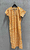 Хлопковое индийское длинное платье, цвет ЖЕЛТЫЙ (размер free size, хлопок 100%), Sew in Style, 1 шт.