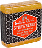 STRAWBERRY Hand Made Herbal Hand & Body Soap, Indian Khadi (ЗЕМЛЯНИКА травяное мыло ручной работы, Индиан Кхади), 100 г.