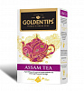 ASSAM TEA, Golden Tips (АССАМ 100% Индийский листовой чай, коробка 20 пакетиков-пирамидок, Голден Типс), 40 г.