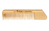 Расчёска деревянная РД4102 СО СКОСОМ ЧАСТЫЙ ЗУБ (берёза, 5х43х157 мм.), 1 шт.