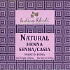 Natural Henna SENNA / CASIA, Indian Khadi (Натуральная бесцветная Хна для волос, Индиан Кхади), 100 г.