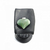 Сердечко из камня НЕФРИТ HR-03 - дарует богатство роскошь и изобилие (размер 2,5 на 2 см.), 1 шт.
