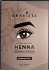 Indian natural HENNA, coloring eyebrows, DARK BROWN, Bravista (Индийская натуральная ХНА, краска для бровей, ТЕМНО-КОРИЧНЕВЫЙ, Брависта), 10 г.